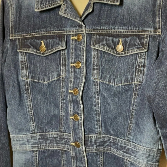 St. John’s Bay Denim Jacket Size: Medium Tall - Picture 3 of 11